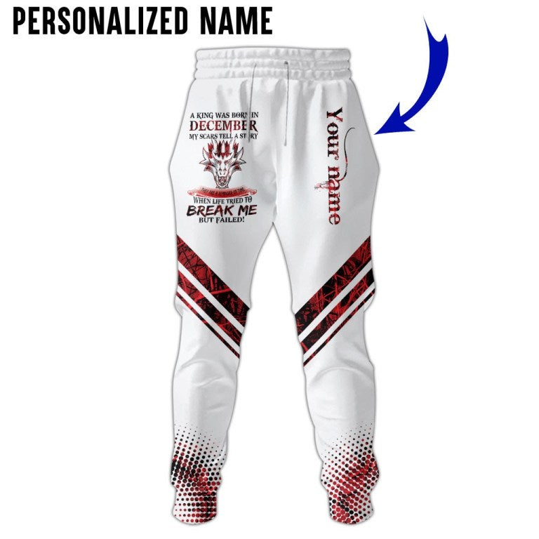 Customize Name Dragon Man 3D All Over Printed Unisex Sweatpants