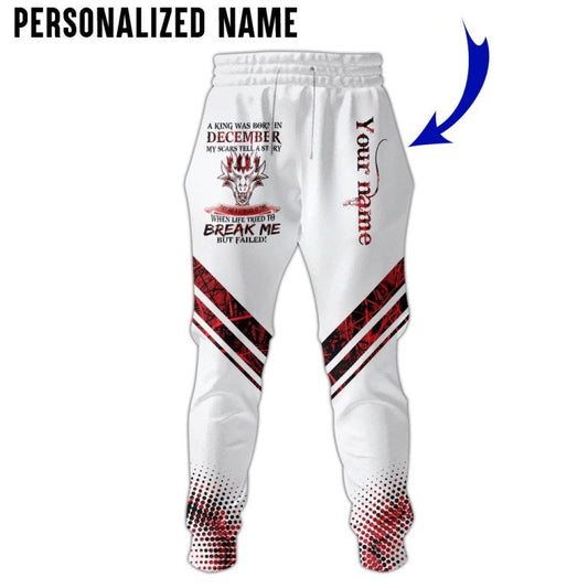 Customize Name Dragon Man 3D All Over Printed Unisex Sweatpants