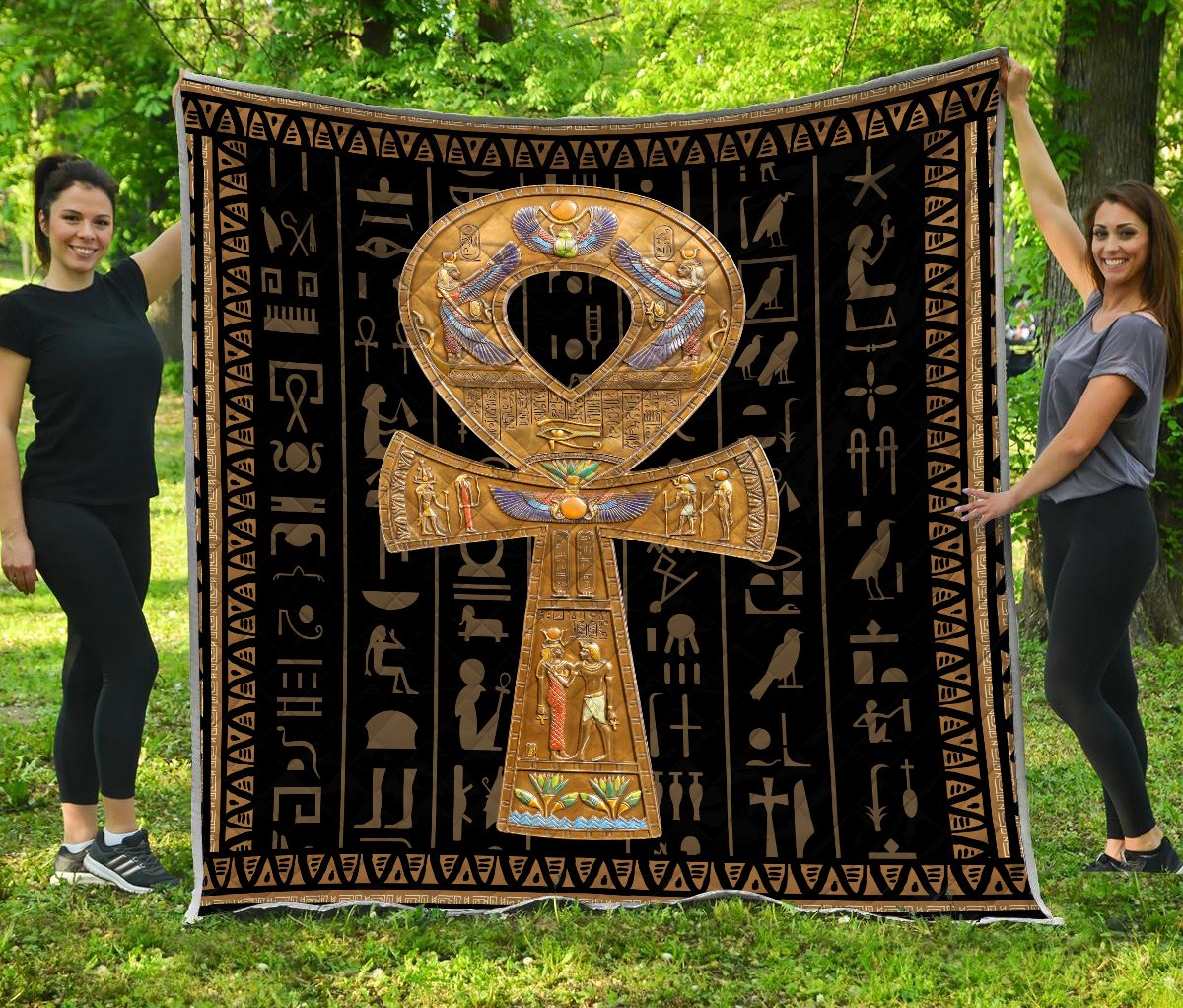 Egypt 3D All Over Printed Quilt