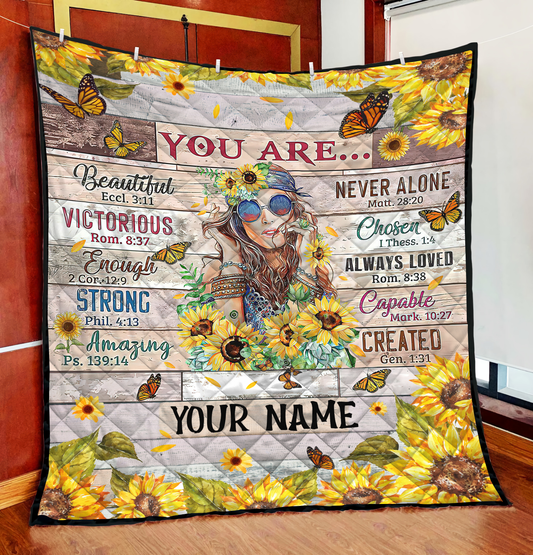 Hippie Girl You Are Quilt