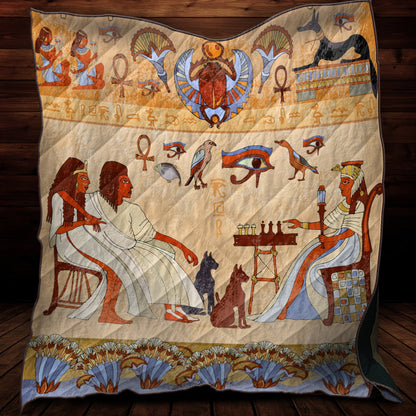 Ancient Egypt 3D All Over Printed Quilt