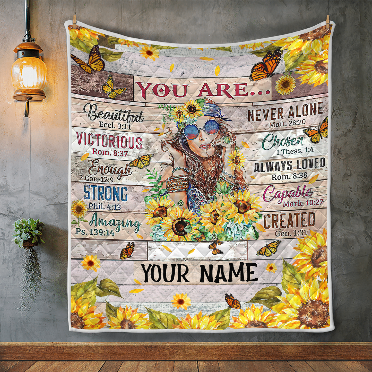 Hippie Girl You Are Quilt