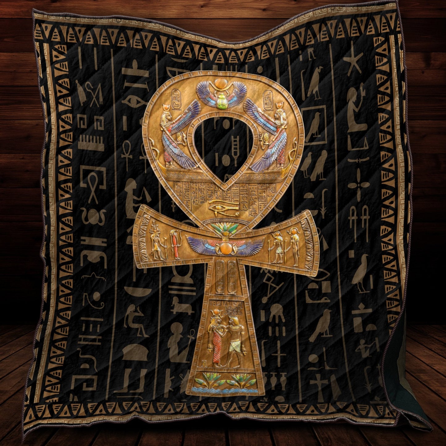Egypt 3D All Over Printed Quilt