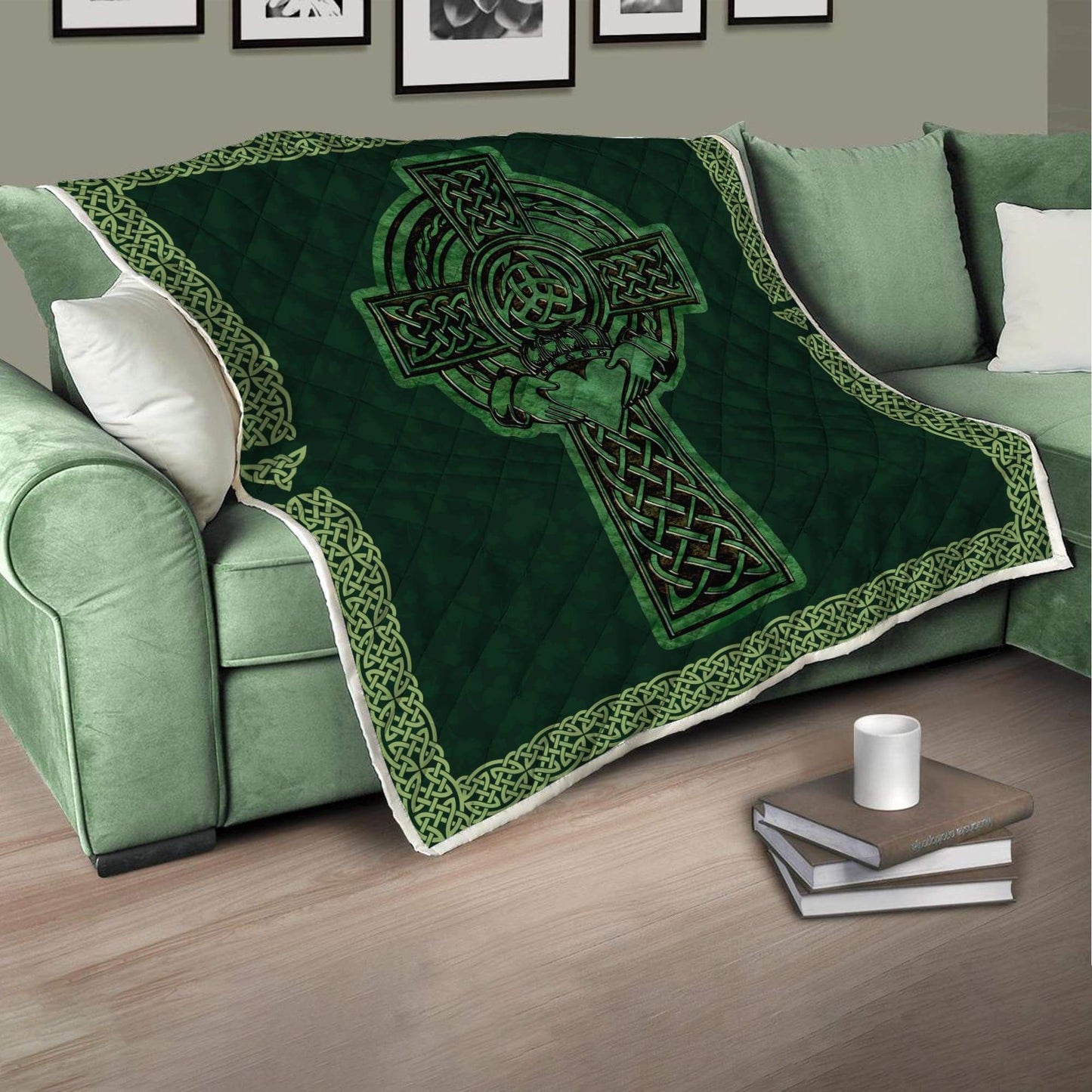 Irish Decor Saint Patrick's Day Quilt TN