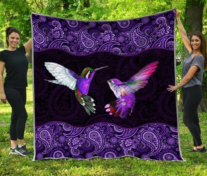 Hummingbird  3D All Over Printed  Blanket