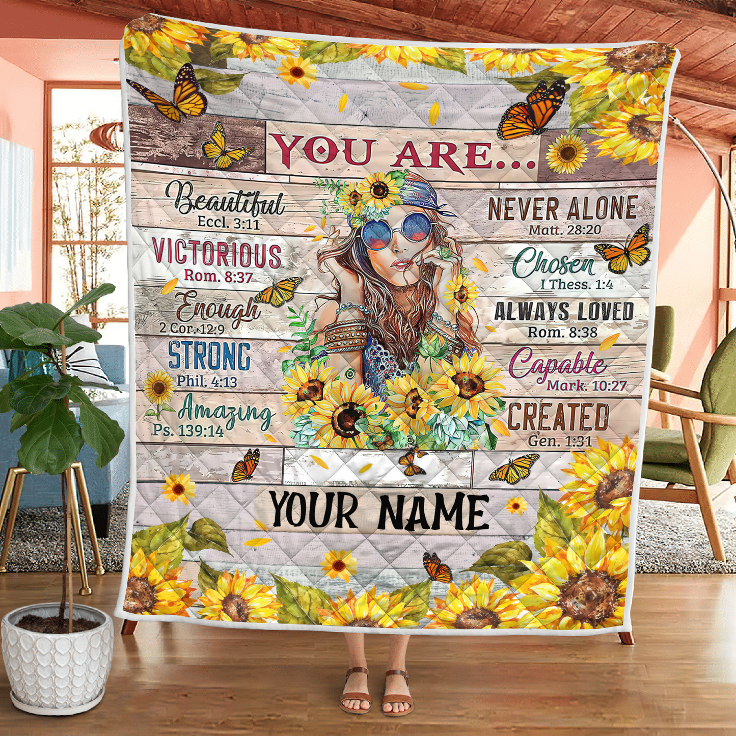 Hippie Girl You Are Quilt