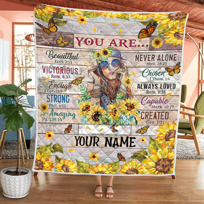 Hippie Girl You Are Quilt
