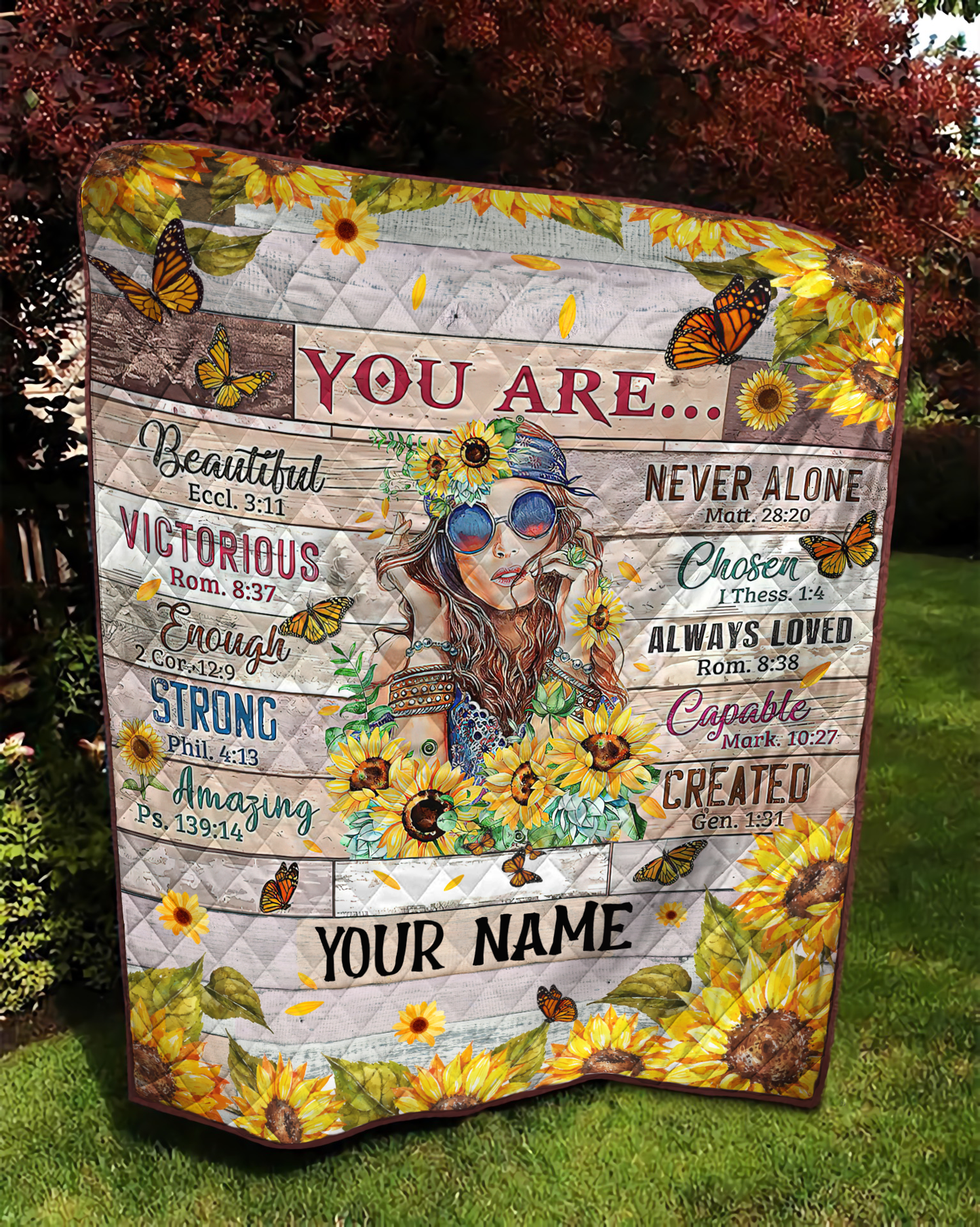 Hippie Girl You Are Quilt