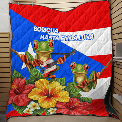 Coqui Puerto Rico Quilt Blanket MH24032101