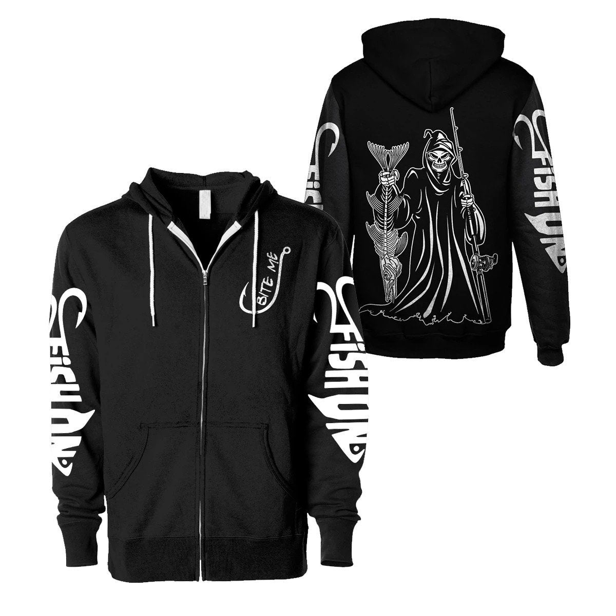 REAPER HOLDING FISH CLOTHINGS HC4804 - Amaze Style™-Apparel