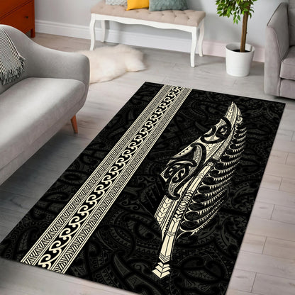 Maori Silver Fern Gold Rug AM15072104