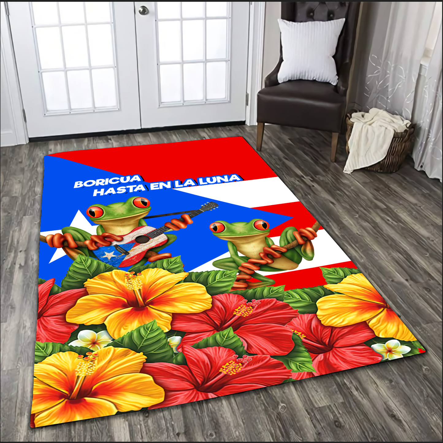 Customize Name Puerto Rico Rug MH24032101.S3
