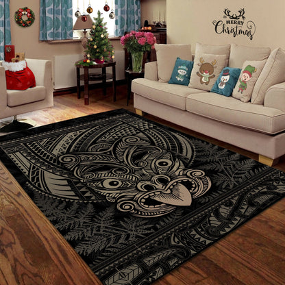 Maori Haka Dance Brown Rug TN TNA15072101.S3