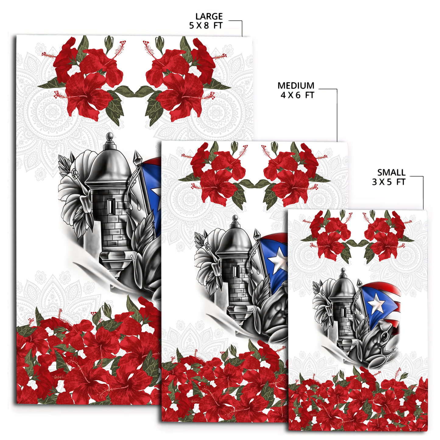 Manga Flower Puerto Rico Rug MH24022104