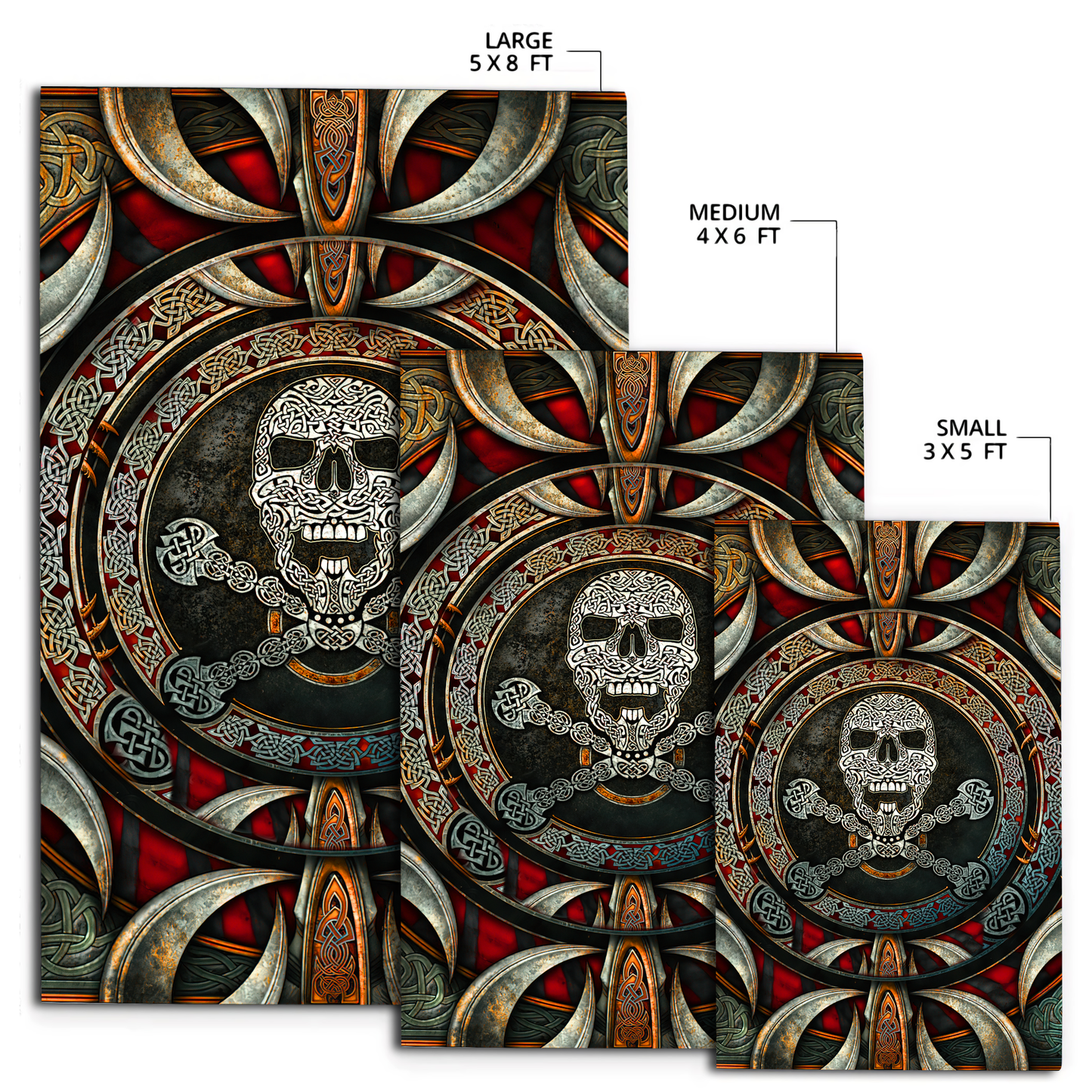 Celtic Skull Rug MH01032104