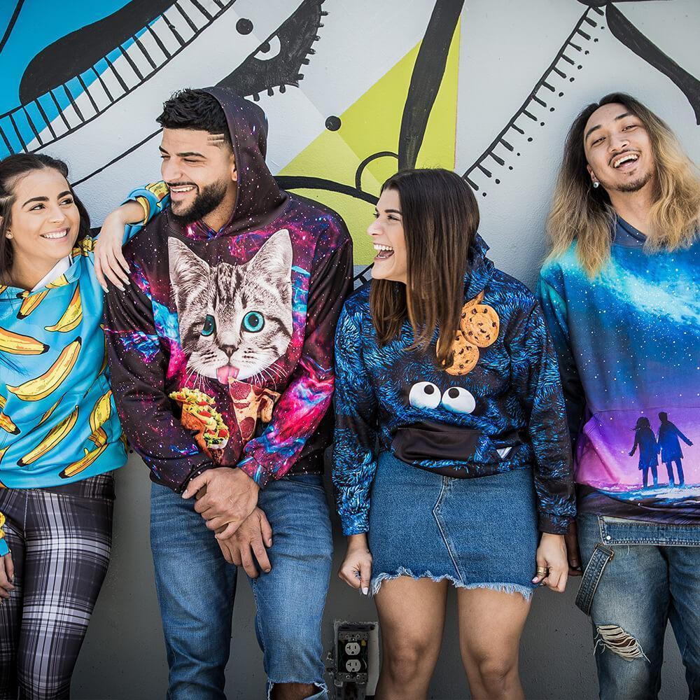 Alien Party Hoodie MP759 - Amaze Style™-Apparel