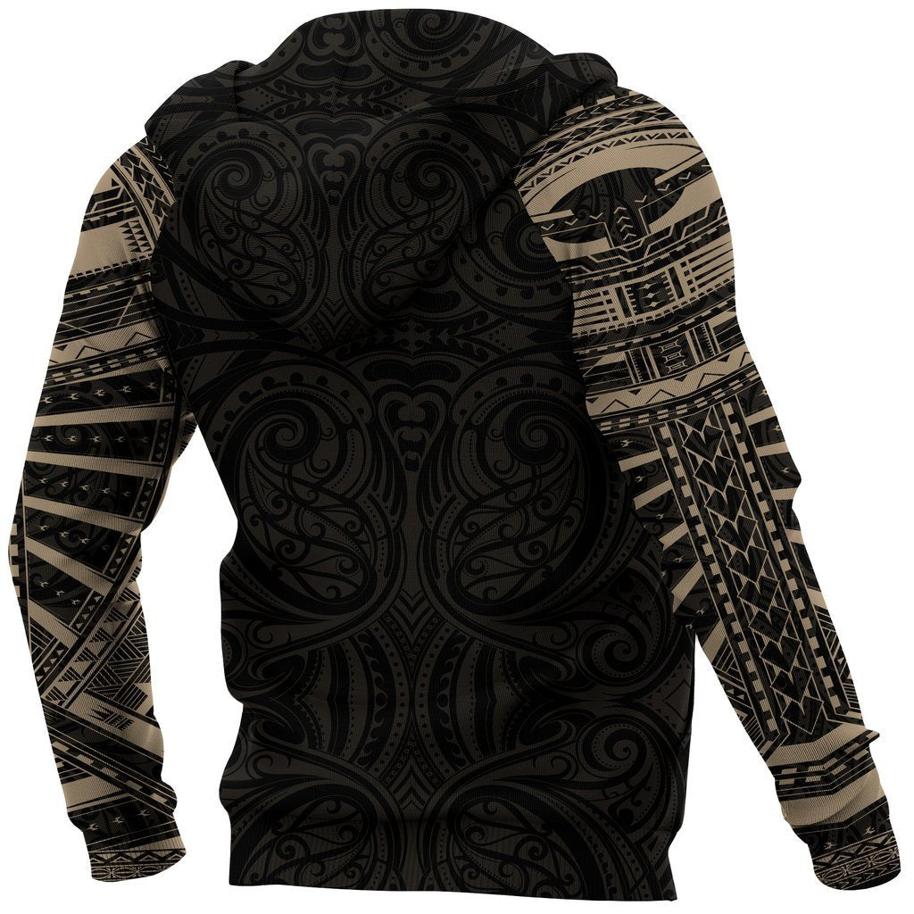 Rugby Aotearoa Tattoo Style All Over Hoodie HC1106 - Amaze Style™-Apparel