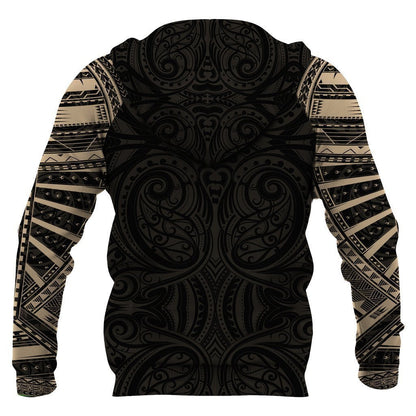 Rugby Aotearoa Tattoo Style All Over Hoodie HC1106 - Amaze Style™-Apparel