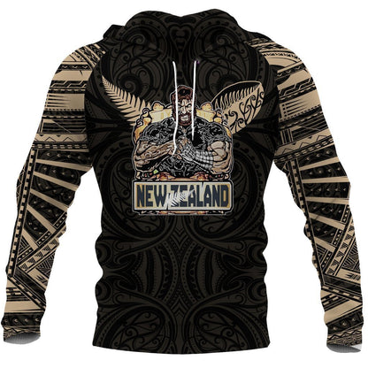 Rugby Aotearoa Tattoo Style All Over Hoodie HC1106 - Amaze Style™-Apparel