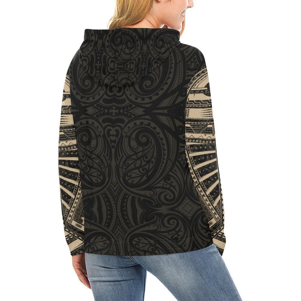 Rugby Aotearoa Tattoo Style All Over Hoodie HC1106 - Amaze Style™-Apparel