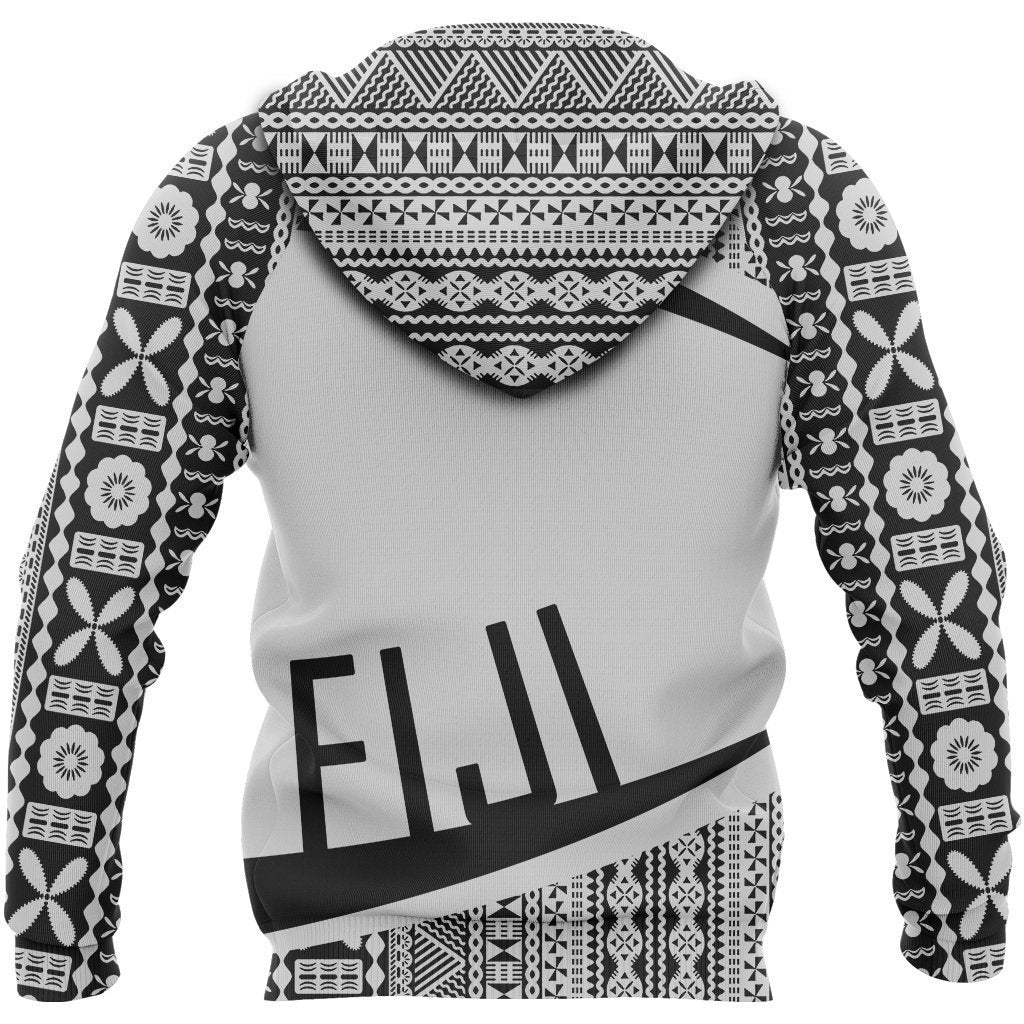 Fiji Tapa Hoodie - Circle Black - Amaze Style™-Apparel