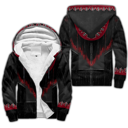 Cowboy Jacket No7 Cosplay 3D Over Printed Unisex Deluxe Hoodie ML