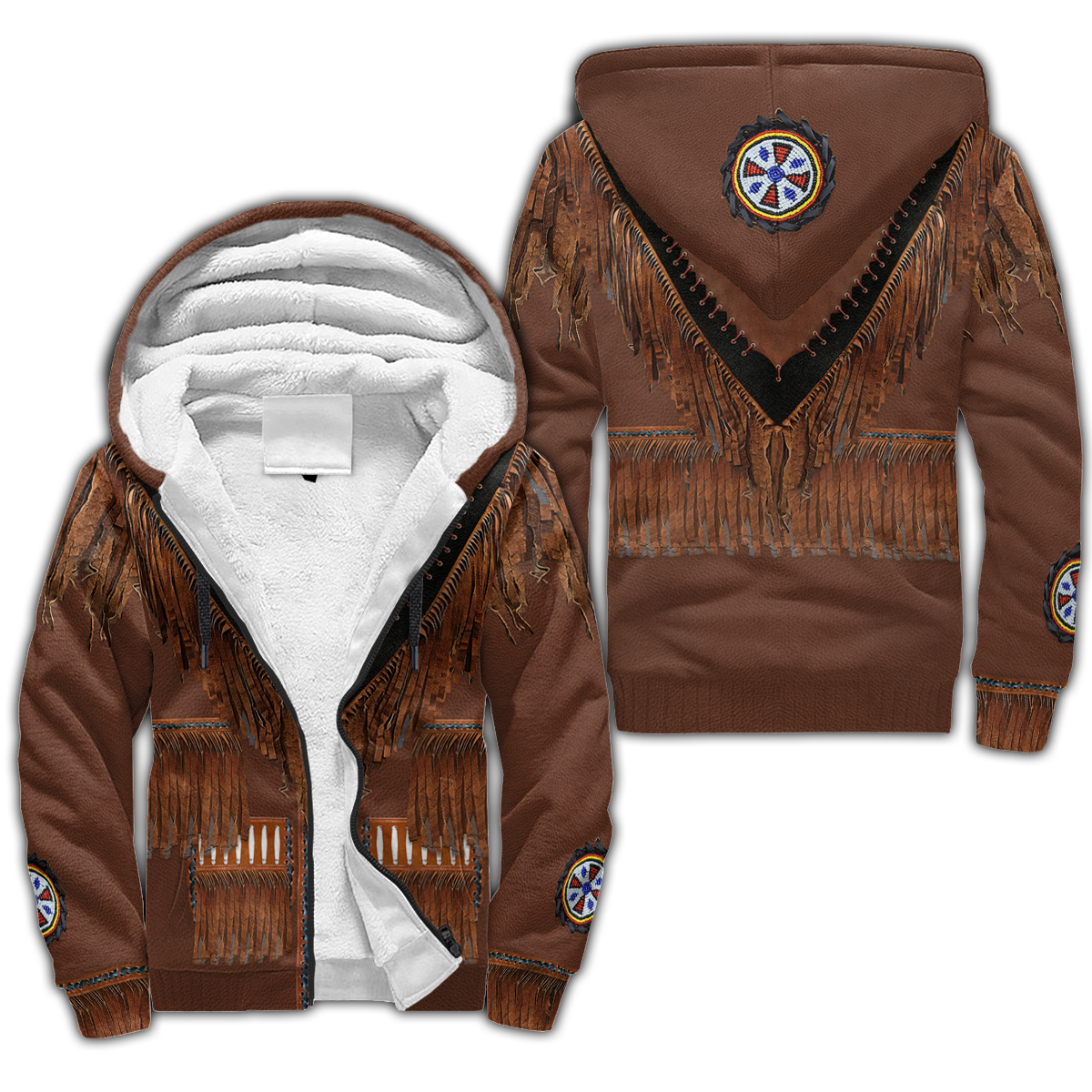 Cowboy Jacket No8 Cosplay 3D Over Printed Unisex Deluxe Hoodie ML