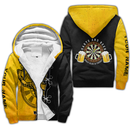 Darts Player No 7 Personalized Name 3D All Over Printed Unisex Hoodie