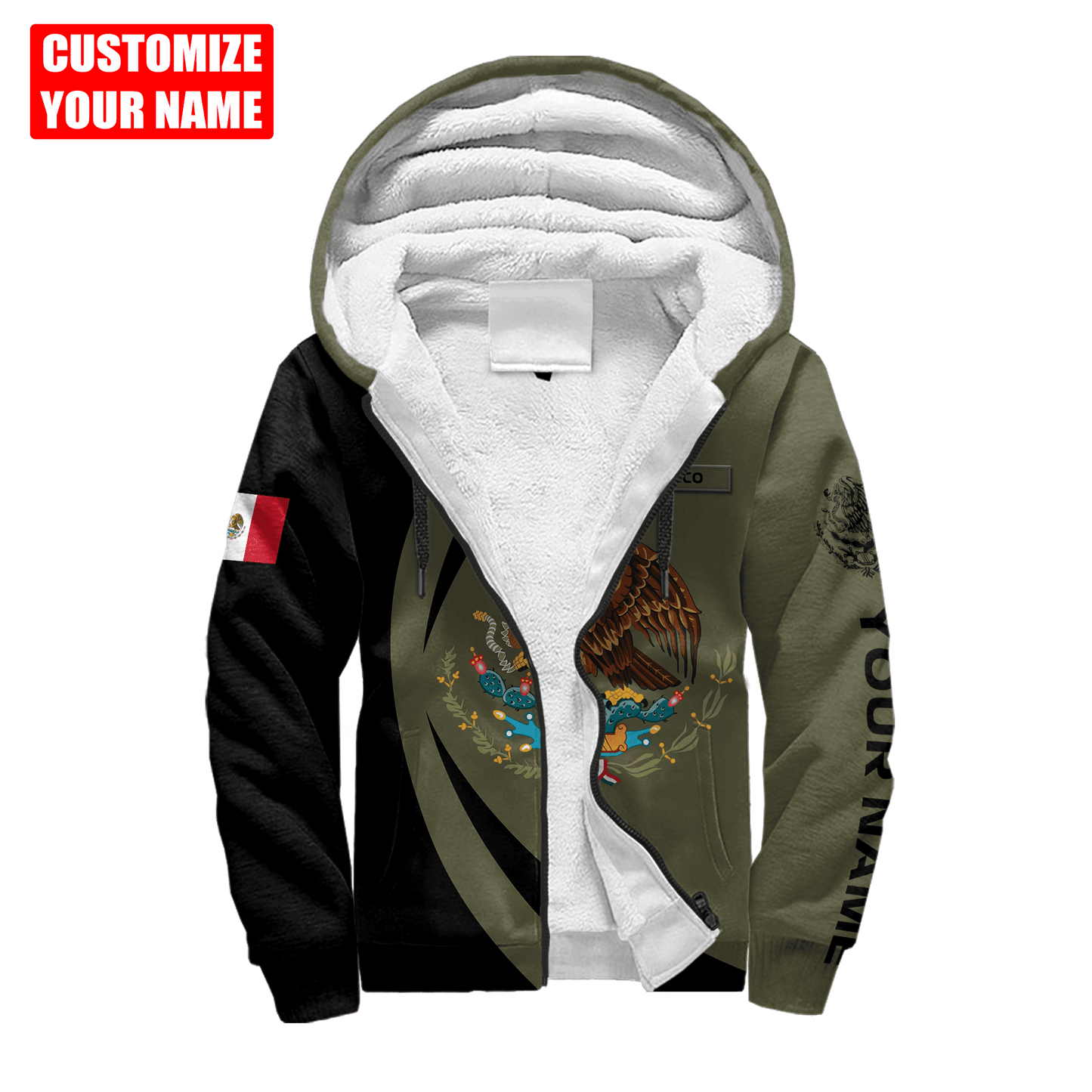 Personalized Name Mexico 3D All Over Printed Unisex Shirts Pi12072107