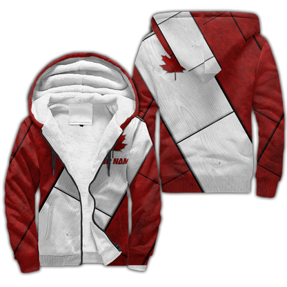 Canada Day No20 Personalized Name Pullover Premium Unisex Hoodie Maple Leaf
