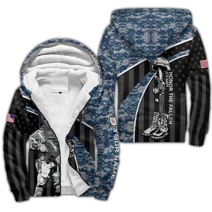 American US Namy Personalize 3D All Over Unisex Hoodie
