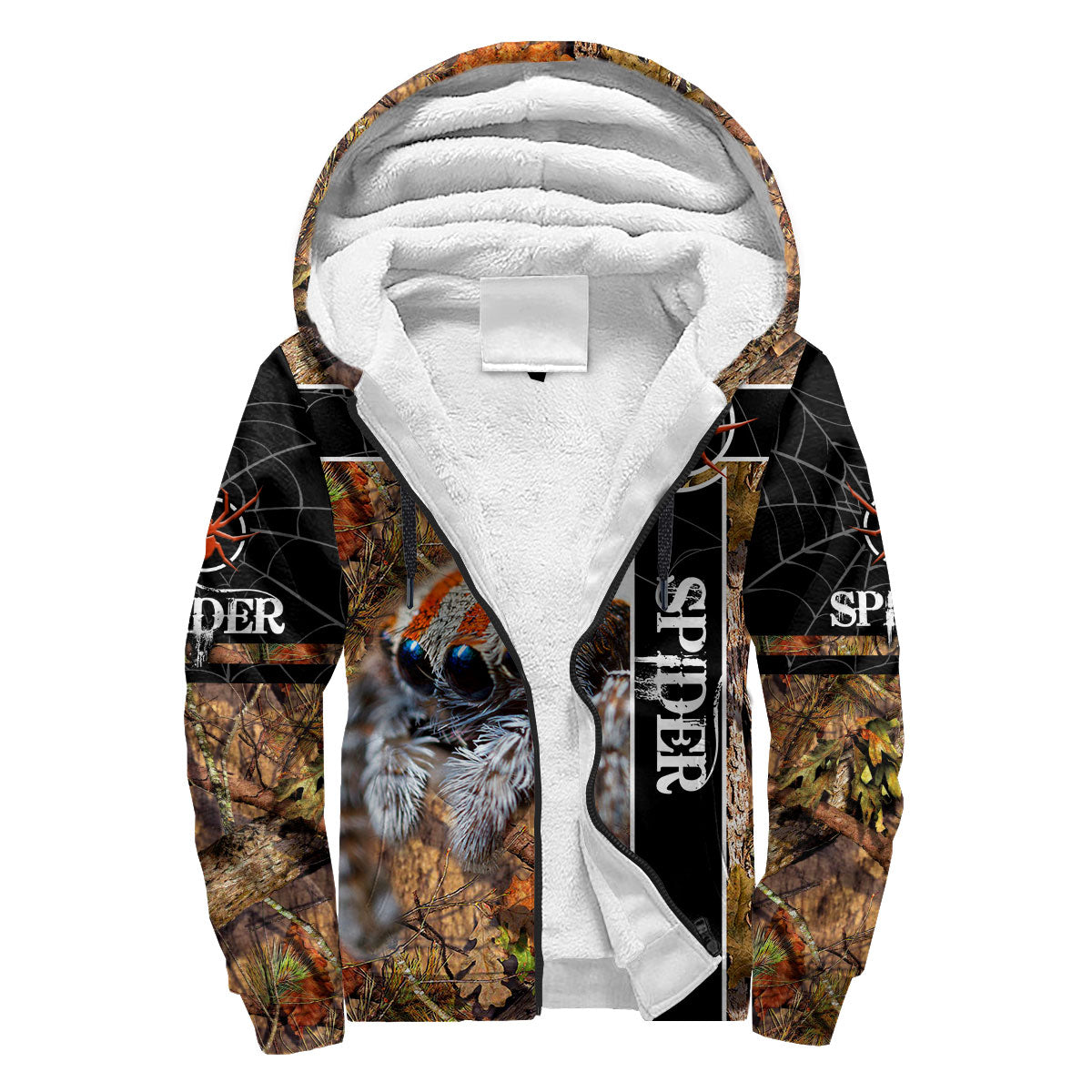 Spider Tarantula Camou 3D All Over Printed Premium Unisex Hoodie ML