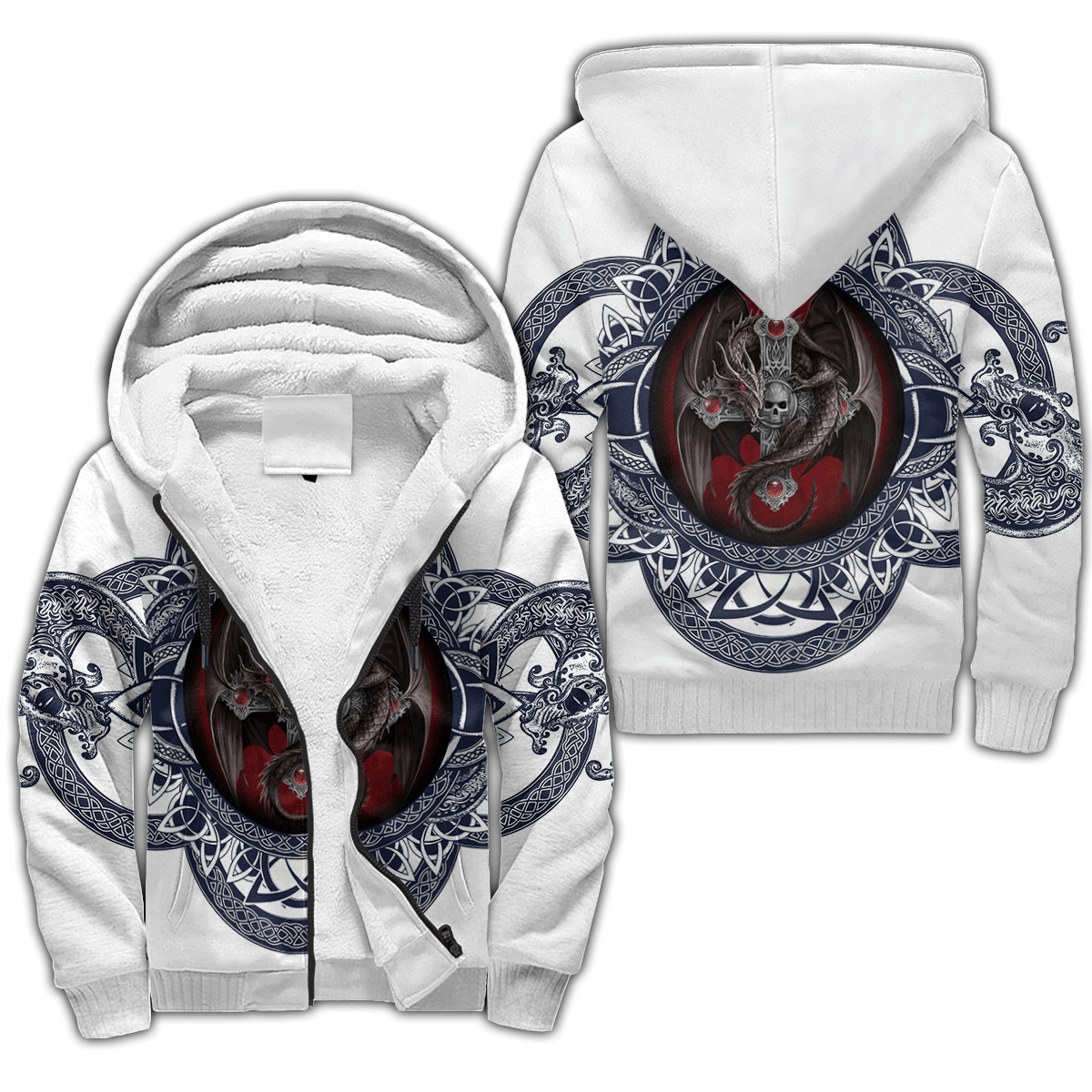 Premium All Over Printed Skull Dragon Shirts MEI