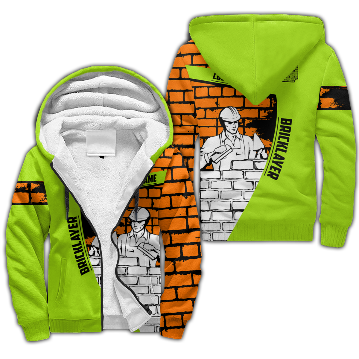 Premium Unisex Hoodie Customize Bricklayer ML