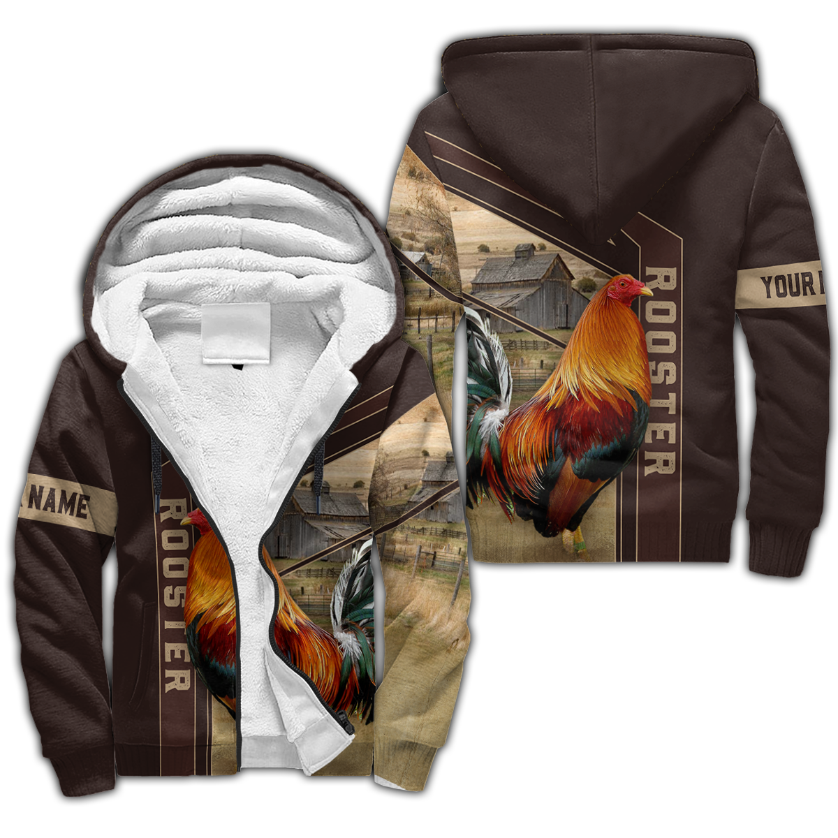 Personalized Rooster 3D Printed Unisex Shirts TNA04062104