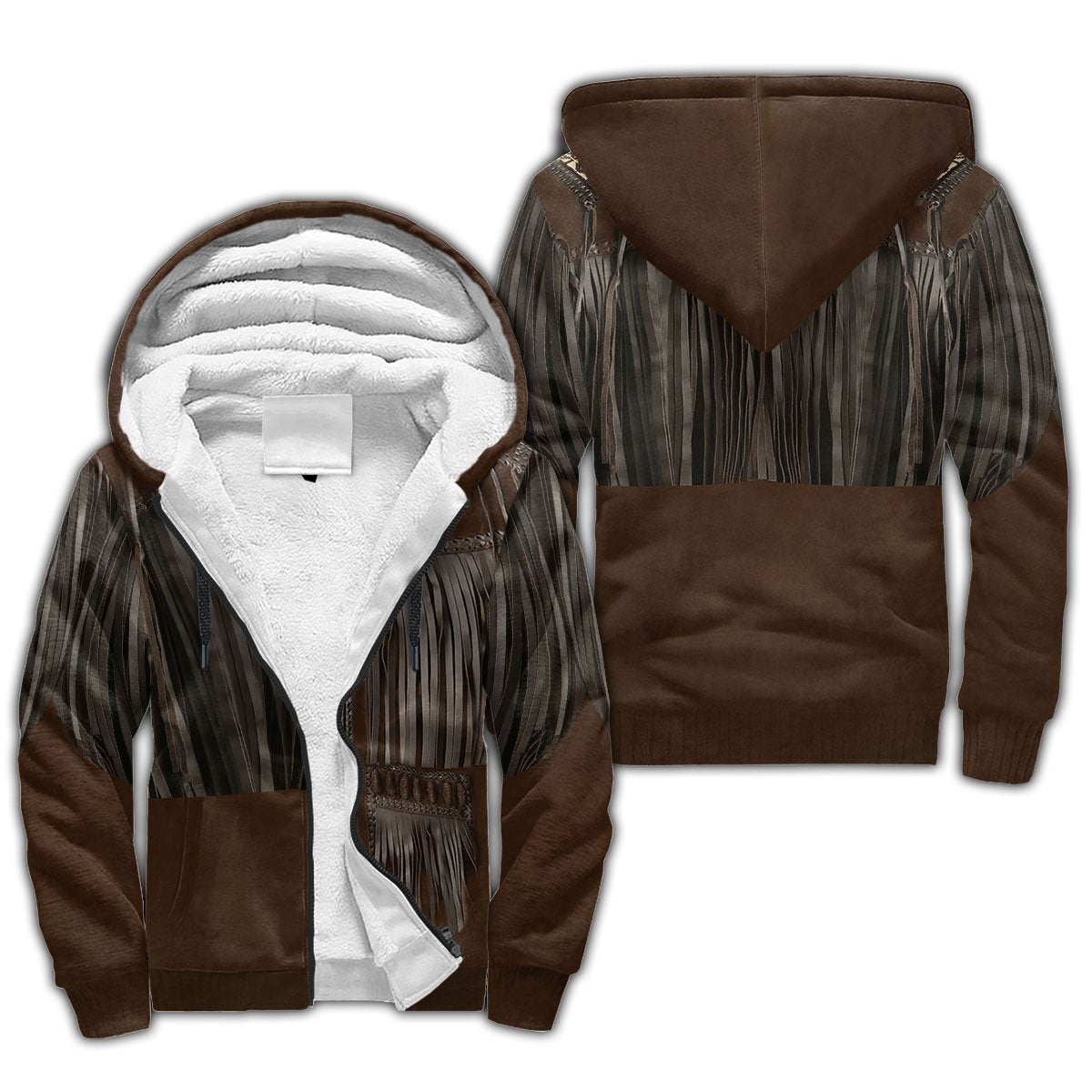 Cowboy Jacket No25 Cosplay 3D Over Printed Unisex Deluxe Hoodie ML