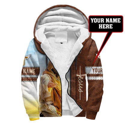 Persionalized Name Jesus 3D All Over Printed Unisex Hoodie