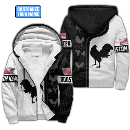 Personalized American Rooster 3D Printed Unisex Shirt