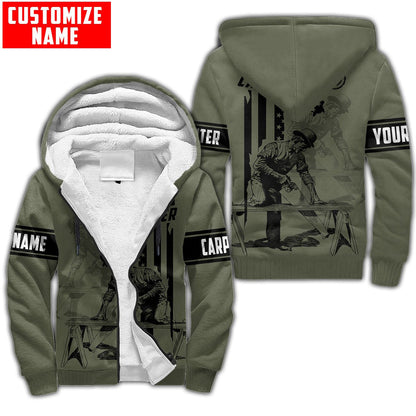 Personalized Name American Carpenter 3D All Over Printed Unisex Shirts Ver 4