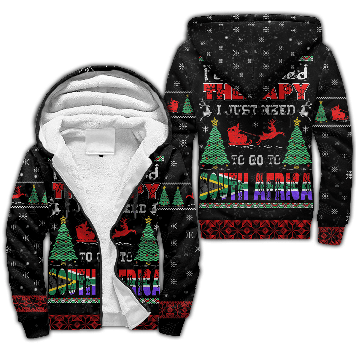 I Don’t Need Therapy I Just Need To Go To South Africa 3D Over Printed Hoodie DA30072102