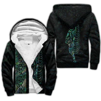 Maori Silver Fern Paua Shell 3D All Over Printed Unisex Shirts