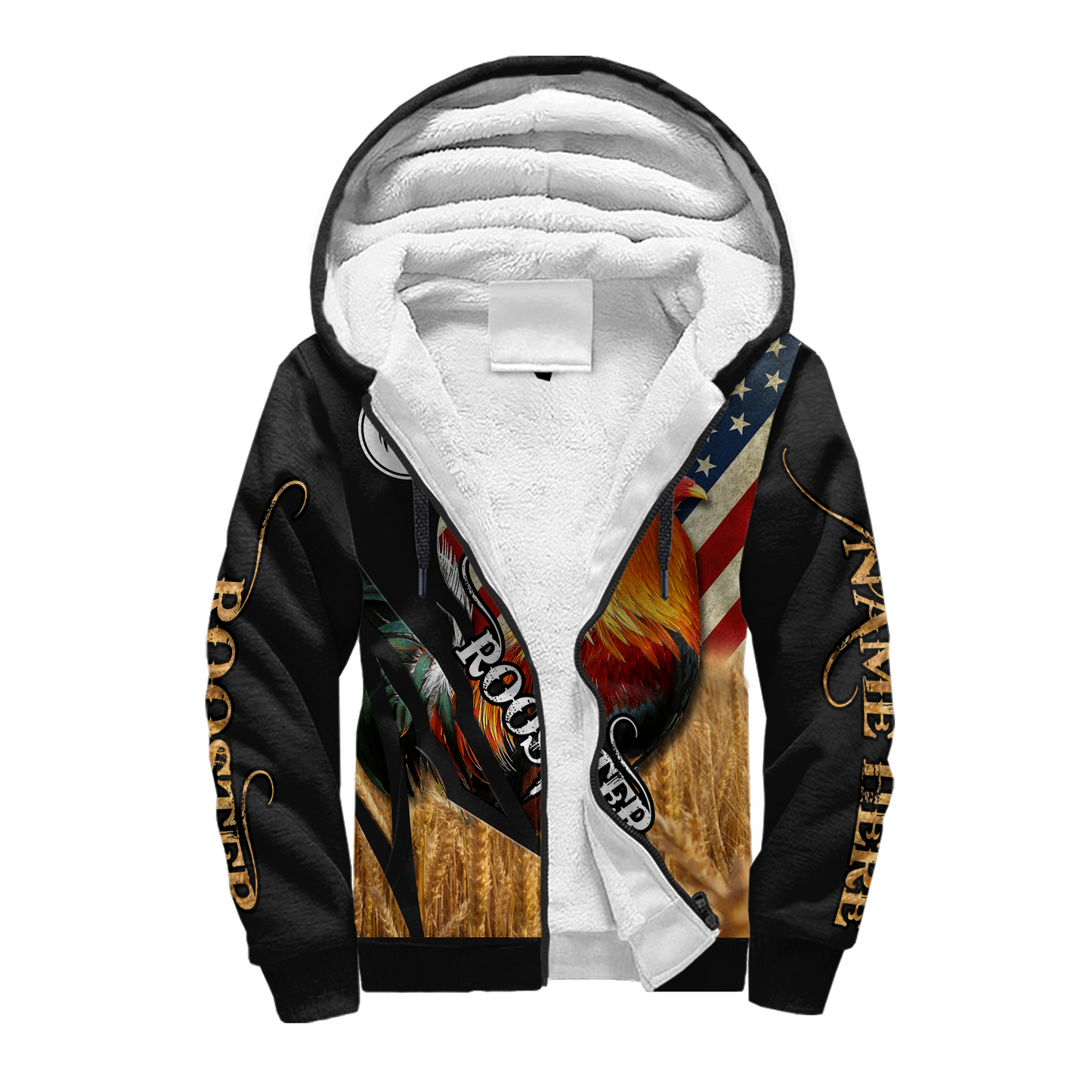 Personalized American Rooster 3D Printed Unisex Shirt