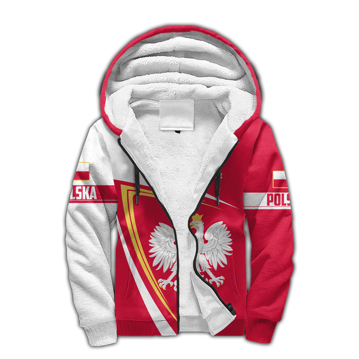 Personalized Polska 3D All Over Printed Unisex Hoodie