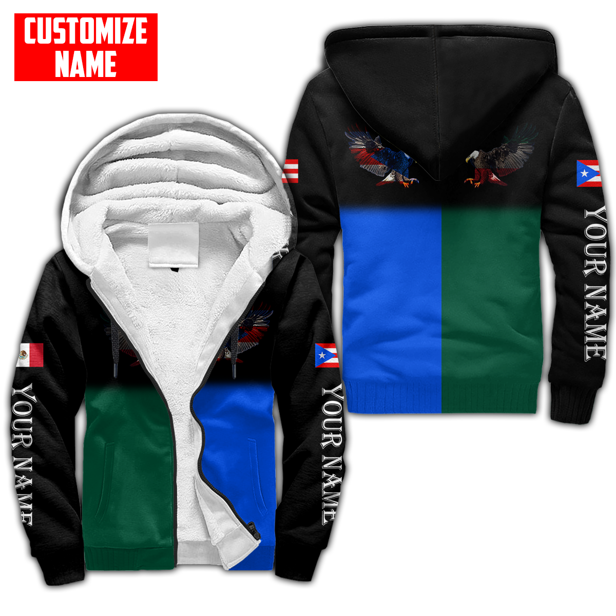 Persionalized Mexico 3D All Over Printed Unisex Shirts DQB23062103