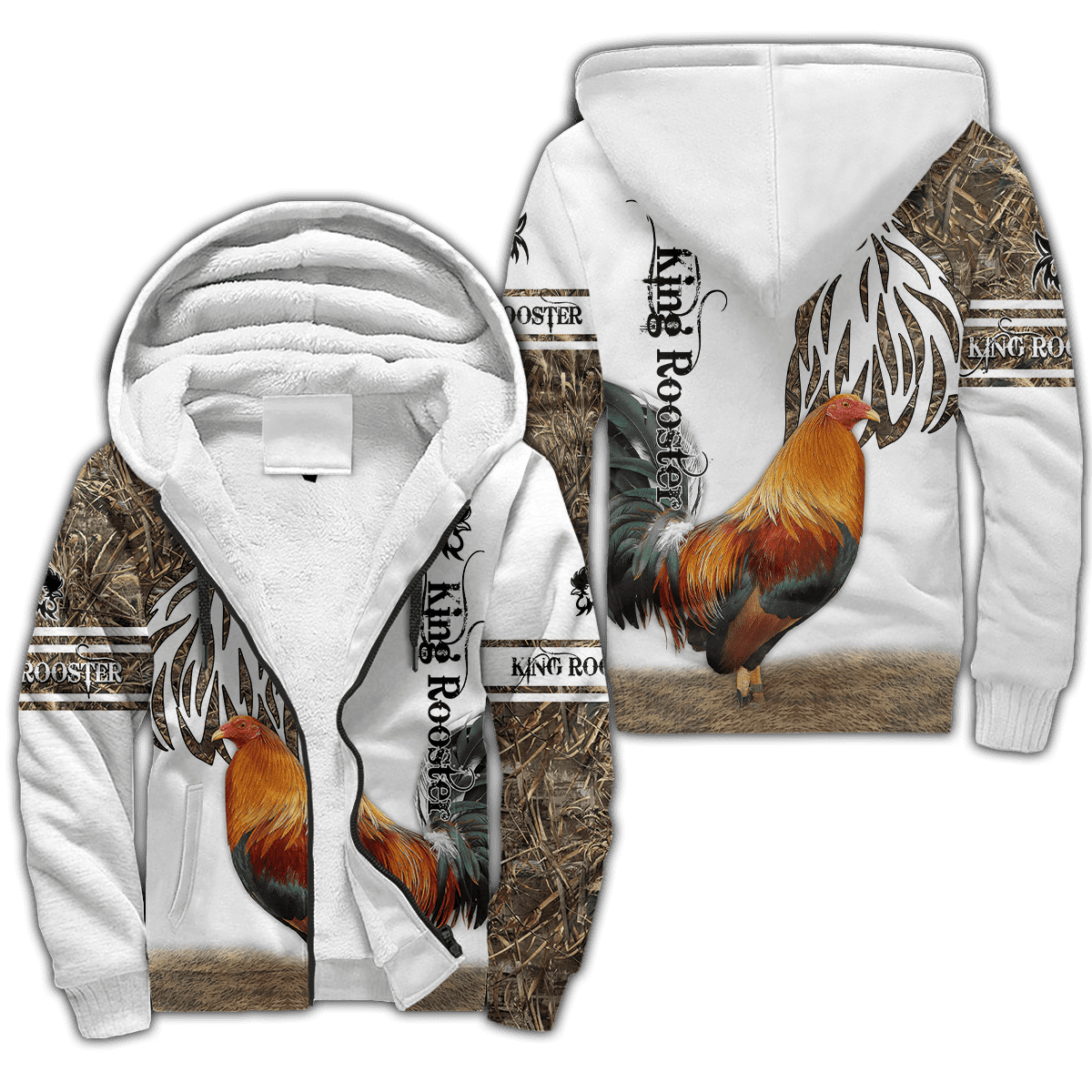 King Rooster Tattoo 3D Printed Unisex Shirts HHT23042105