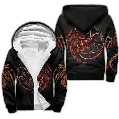 Premium Unisex All Over Printed Red Dragon Tatoo Shirts MEI