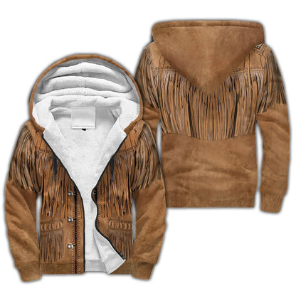 Cowboy Jacket No24 Cosplay 3D Over Printed Unisex Deluxe Hoodie ML
