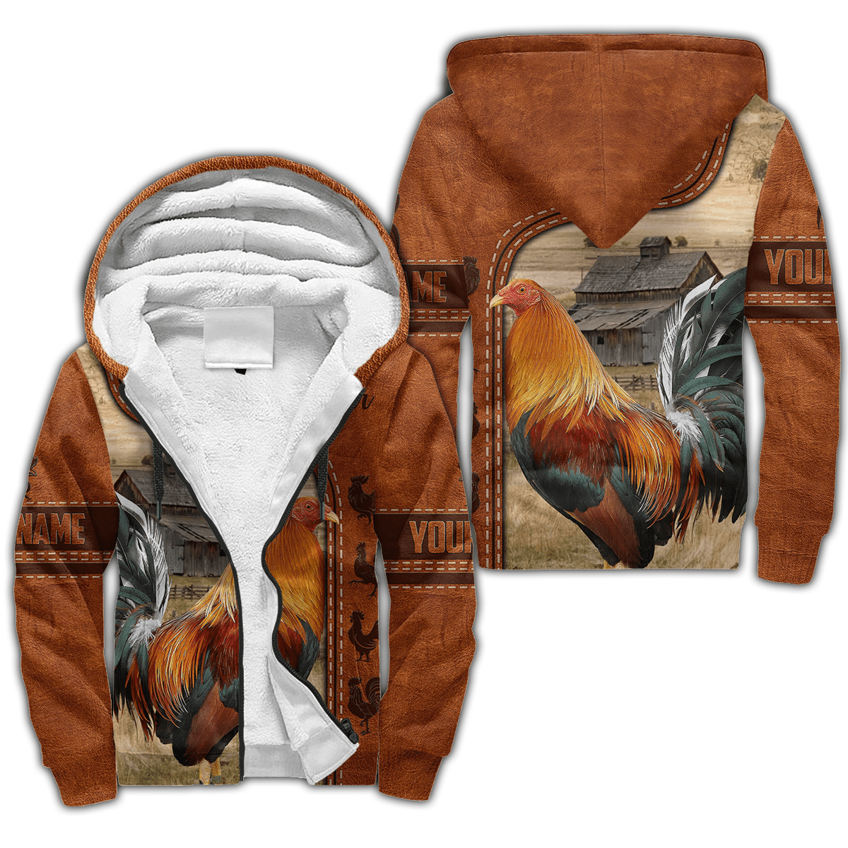 Personalized Rooster 3D Printed Unisex Shirts DA24042102