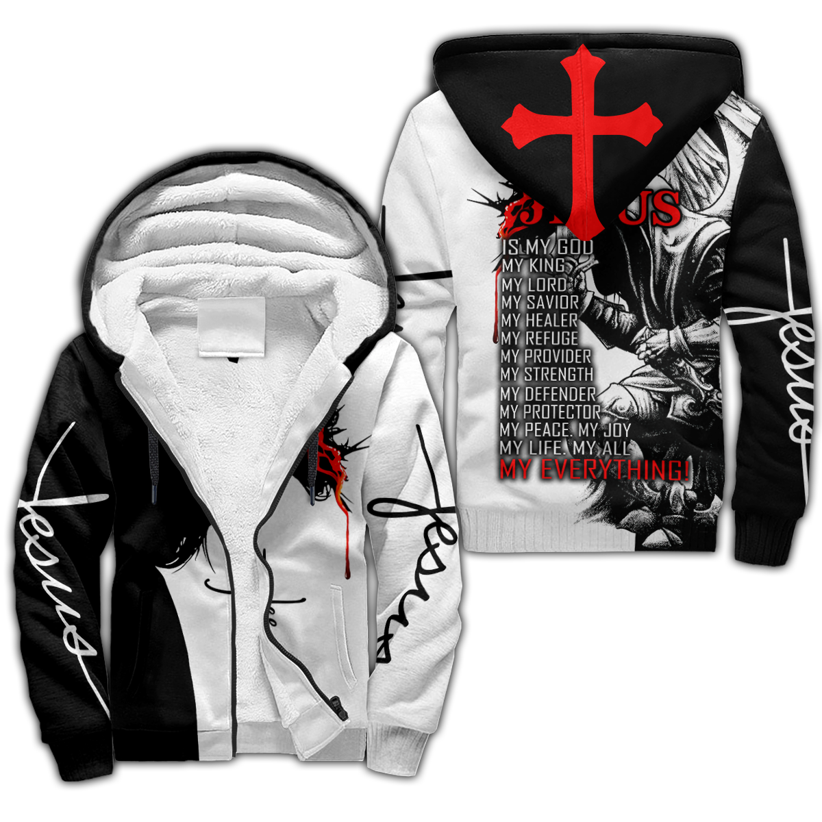 Premium Unisex Hoodie Easter Day Christian Jesus No30 ML