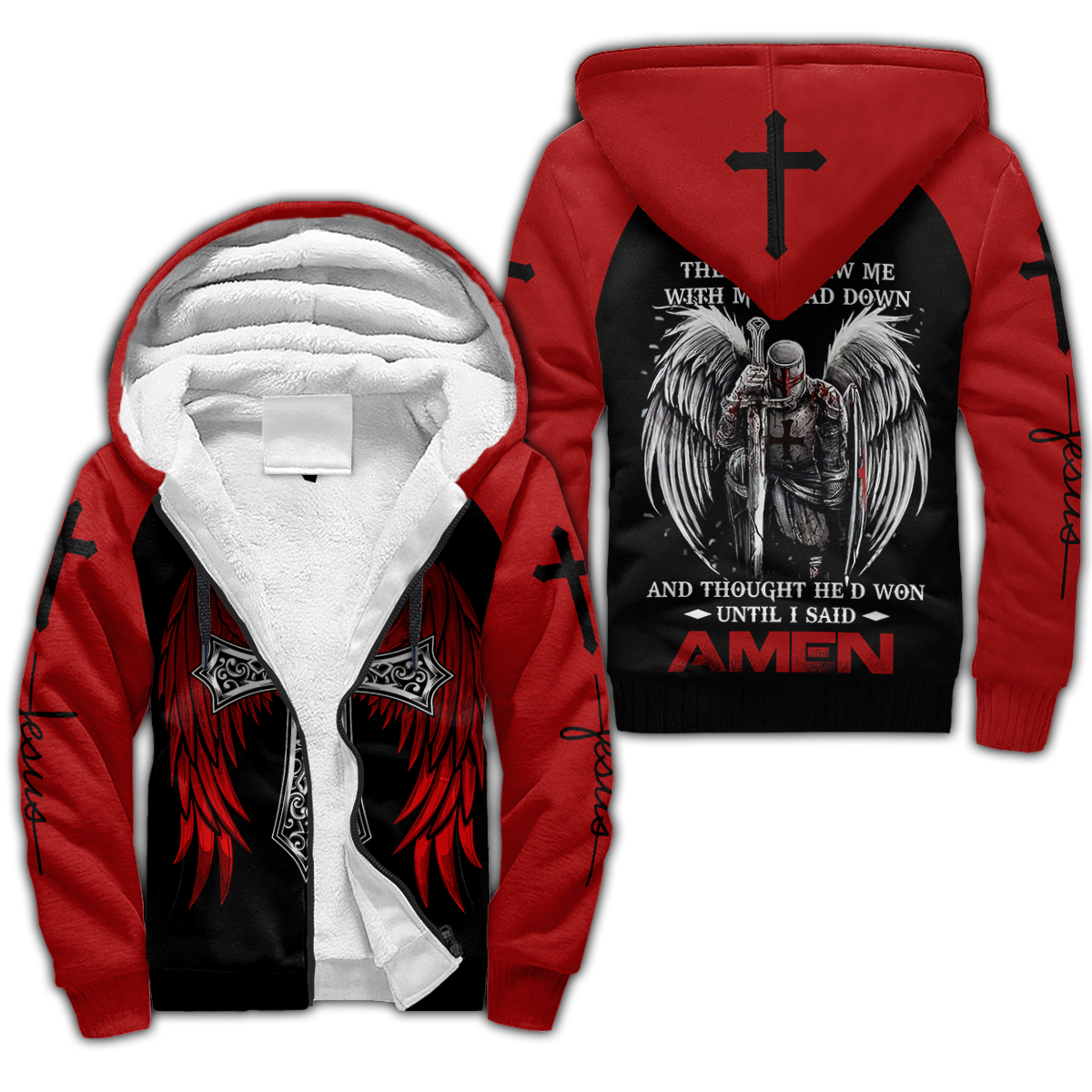 Premium Unisex Hoodie Easter Day Christian Jesus No50 ML